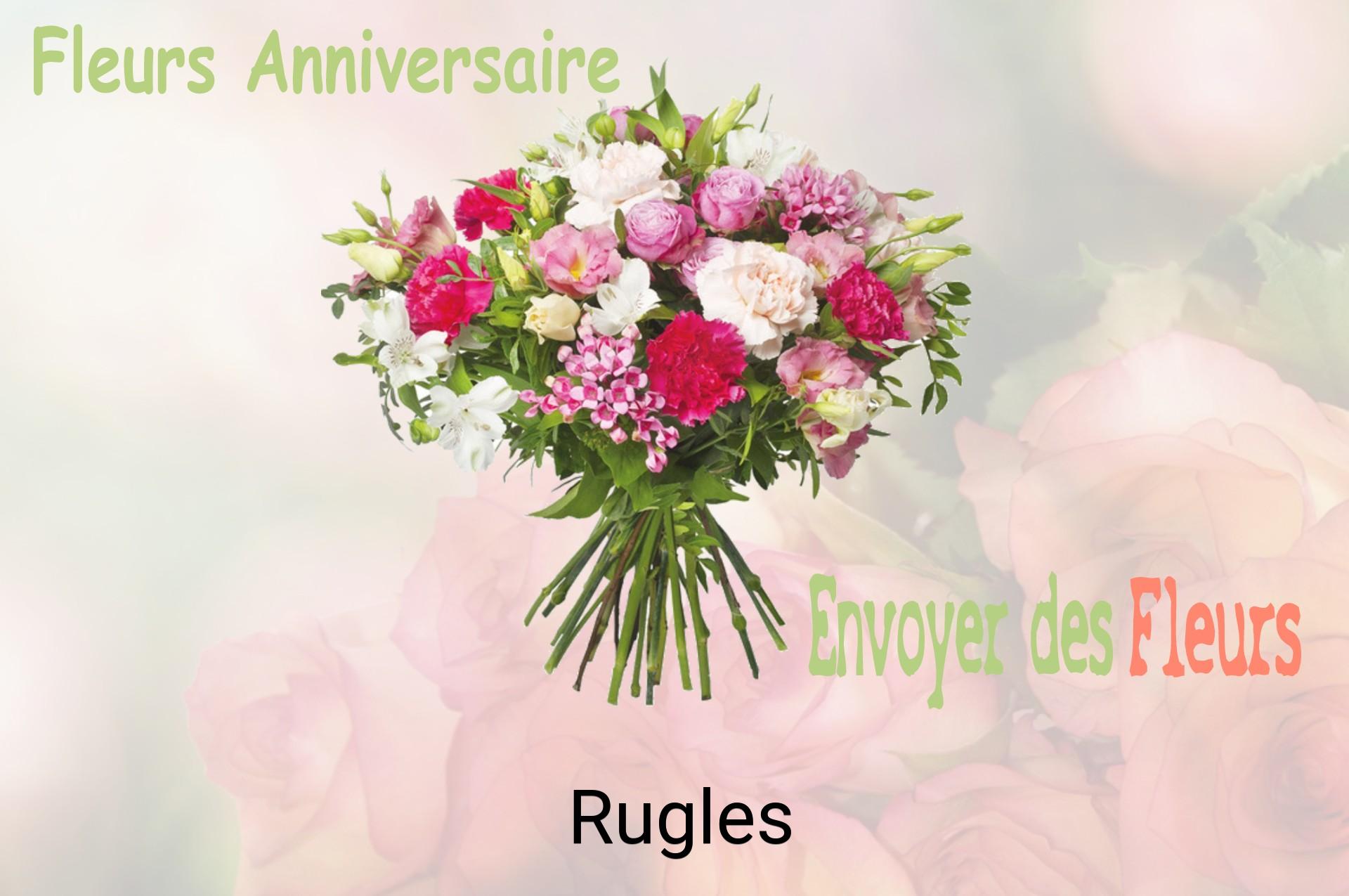 Bouquet de fleurs d’anniversaire livré à Rugles